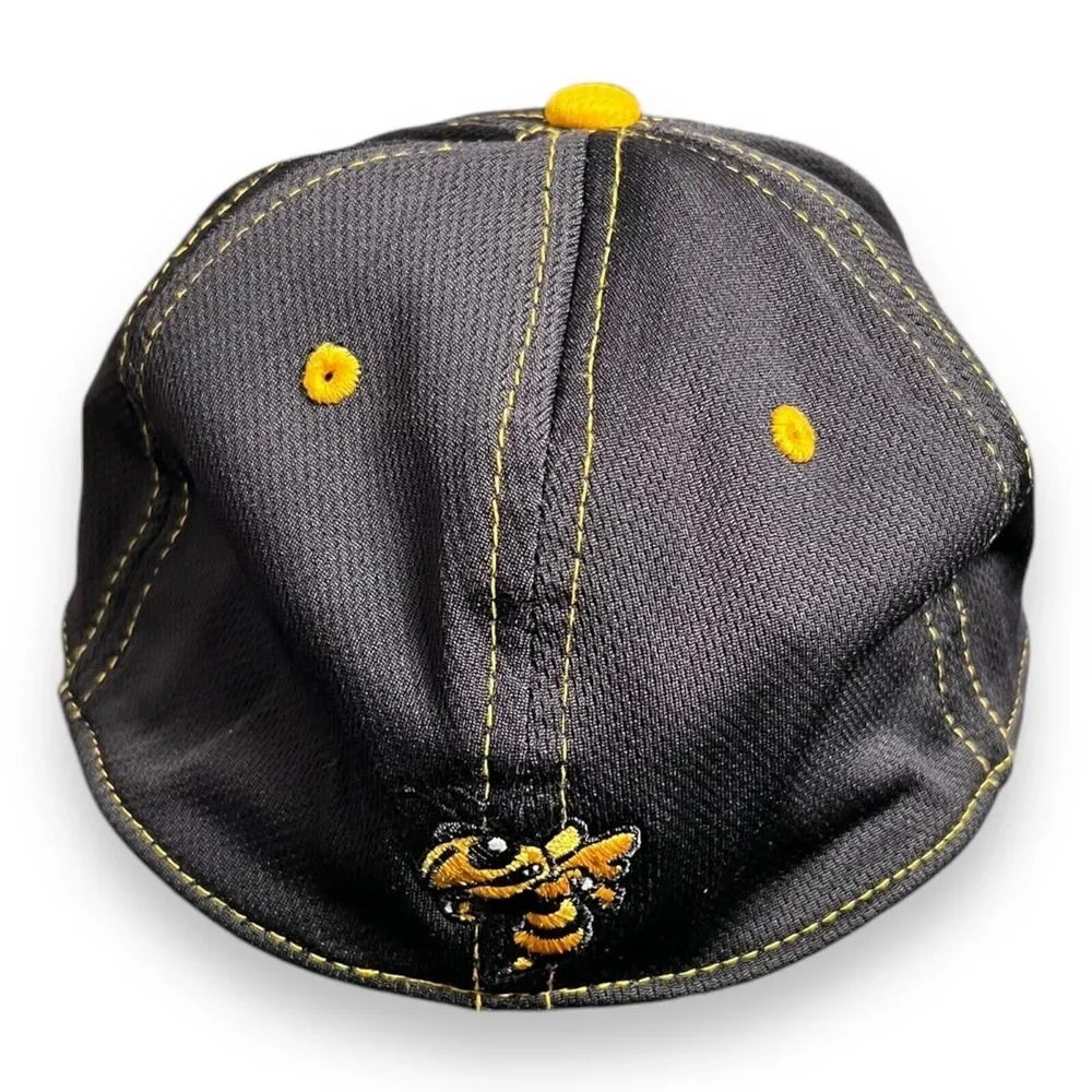 Wasatch Wasps Highschool Universal Athletics Black Embroidered Flex Fit Hat